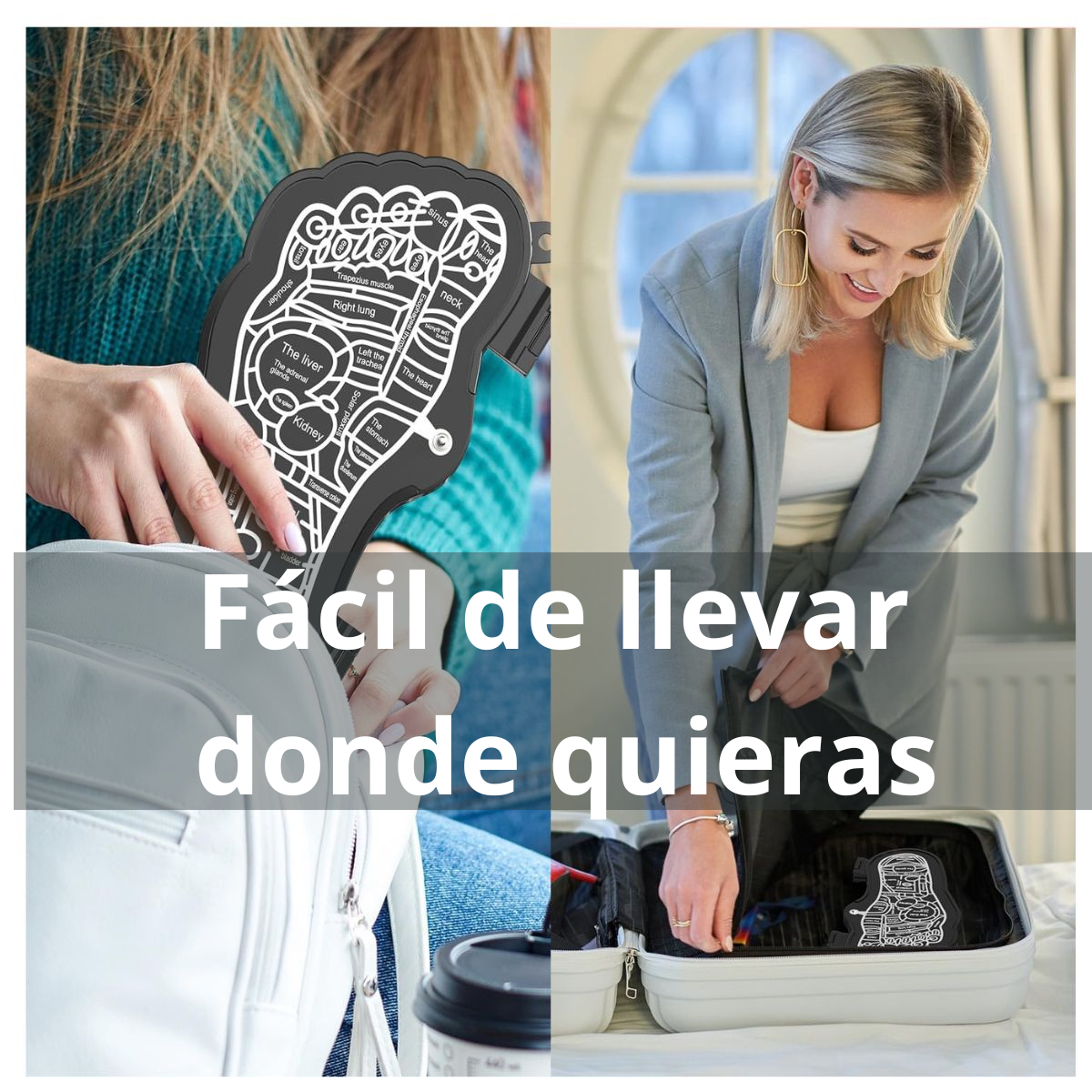 MASAJEADOR DE PIES INTELIGENTE CON CARGA USB